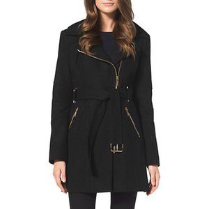 Michael Kors | Black & Gold Trench Coat - Women